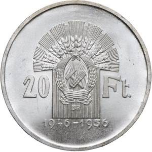 Hungary, 20 forint 1956 BP, Budapest, 10 years of the Forint