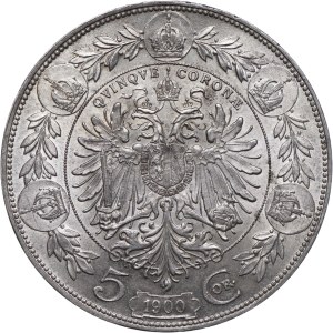 Rakousko, František Josef I., 5 korun 1900 Vídeň