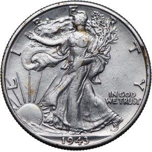 USA, 1/2 Dollar 1943 D, Denver