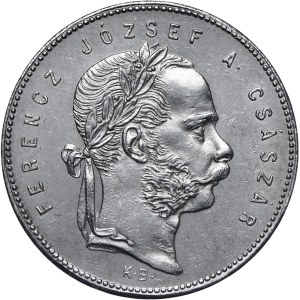 Węgry, Franciszek Józef I, 1 forint 1869 KB, Kremnica