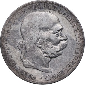 Austria, Franz Joseph I, 5 crowns 1900 Vienna