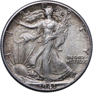 USA, 1/2 dollar 1941 Philadelphia