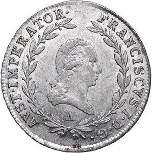 Austria, Franciszek II, 20 krajcarów 1809 A, Wiedeń