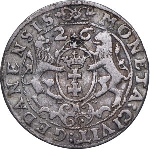 Sigismondo III Vasa, ort 1626, Danzica