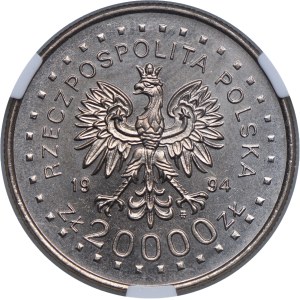 III RP, 20.000 PLN 1994, 200° Anniversario della Rivolta di Kosciuszko