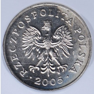 Third Republic, 10 pennies 2005, reverse 180 degrees