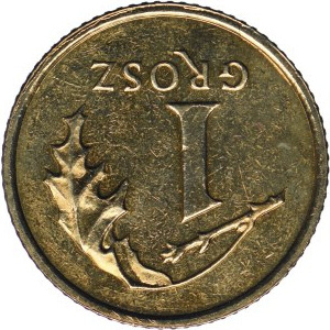 Third Republic, 1 penny 2005, reverse 180 degrees