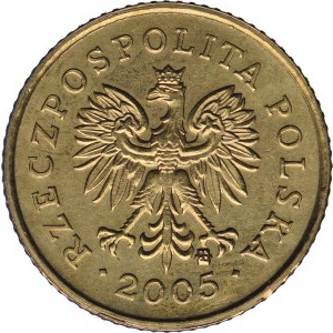 Third Republic, 1 penny 2005, reverse 180 degrees
