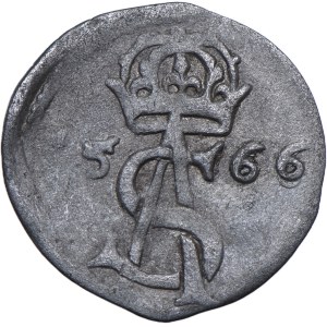 Sigismund II Augustus, dwudenar 1566 Vilnius