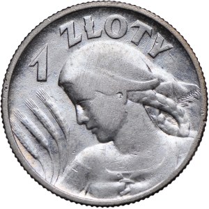 II RP, 1 zloty 1925 Londra, Donna e orecchie