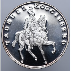 III RP, PLN 100.000 1990 Tadeusz Kościuszko, Piccolo trittico