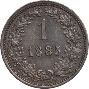 Austria, Franz Joseph I, 1 krajcar 1885 Vienna