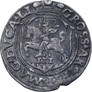 Sigismund II Augustus, trojak 1563 Vilnius