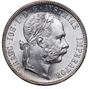 Austria, Franciszek Józef I, 1 floren 1876 Wiedeń