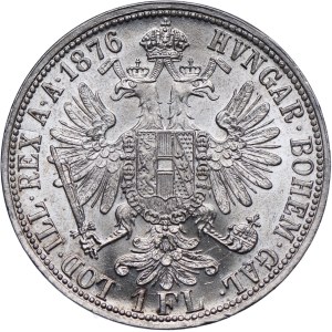 Austria, Franciszek Józef I, 1 floren 1876 Wiedeń
