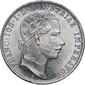 Austria, Franz Joseph I, 1 florin 1861 A, Vienna