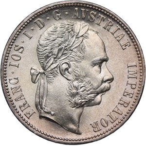 Austria, Franz Joseph I, 1 florin 1877 Vienna