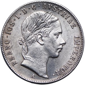 Austria, Franz Joseph I, 20 krajcars 1855 A, Vienna