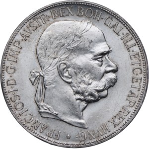Austria, Franz Joseph I, 5 crowns 1900 Vienna