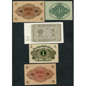 Germany, set of banknotes (5pcs).
