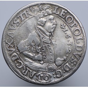 Austria, Leopoldo V, 10 krajcars 1632 Hall