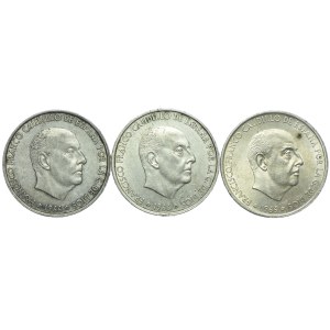 Spain, 100 pesetas 1966(66) - 1966(68), (3pc).