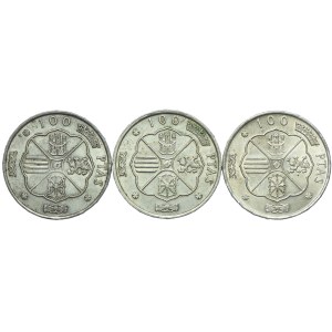 Spain, 100 pesetas 1966(66) - 1966(68), (3pc).