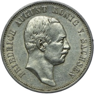 Germany, Saxony, Frederick August III, 3 marks 1909 E, Muldenhütten