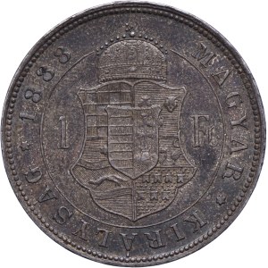Hungary, Franz Joseph I, 1 forint 1888 KB, Kremnica