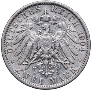 Germany, Prussia, Wilhelm II, 2 marks 1904 A, Berlin