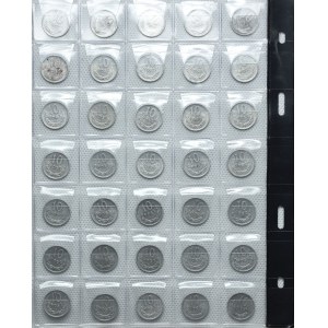 PRL, serie di 10 penny 1969-1970 (35 pezzi)