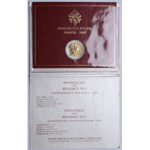 Watykan, 2 euro 2008 Rok Świętego Pawła