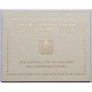 Watykan, 2 euro 2017, 1950. rocznica męczeństwa śś. Piotra i Pawła