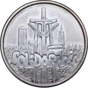 III RP, 100.000 PLN 1990 Solidarietà, Tipo B