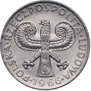 PRL, 10 zloty 1966 Piccola colonna