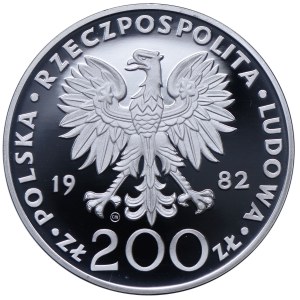 Repubblica Popolare di Polonia, 200 zloty 1982 Giovanni Paolo II