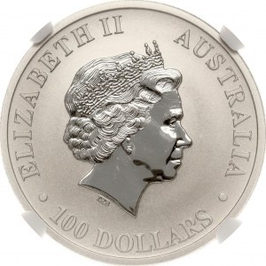 Australia 100 Dollars 2018 P Kangaroo NGC MS 69