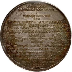 Austria Taler 1683 'Siege of Vienna' NGC AU 58