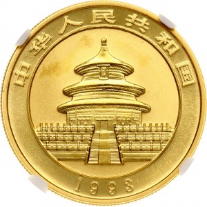 China 100 Yuan 1993 Panda NGC MS 69