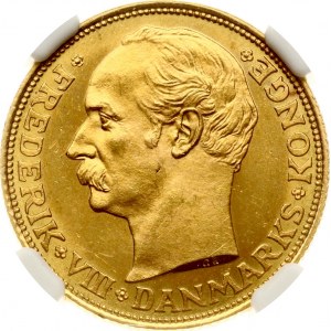 Dänemark 20 Kronen 1912 VBP; GJ NGC MS 65