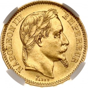 France 20 Francs 1863 BB NGC MS 63