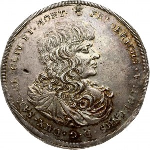Germania Saxe-Altenburg 1 Taler 1672 Morte