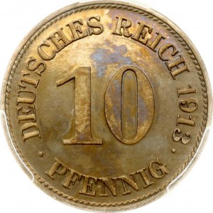 Germany 10 Pfennig 1913 E PCGS PR 65 CAM TOP POP