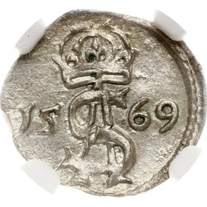 Lithuania Dwudenar 1569 Vilnius NGC MS 62