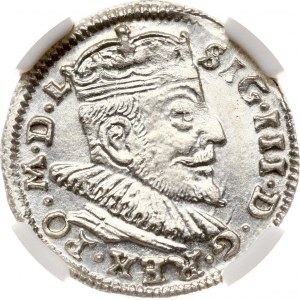 Lithuania Trojak 1592 Vilnius NGC MS 63