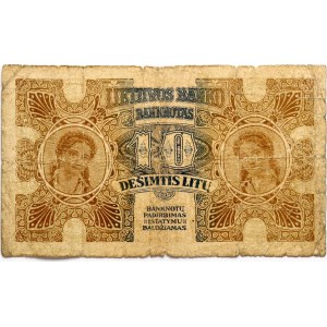 Lithuania 10 Litų 1922 S:B 157008