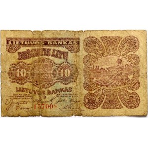 Lithuania 10 Litų 1922 S:B 157008