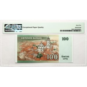 Lithuania 100 Litu 2007 Daukantas AC0000097 PMG 65 Gem Uncirculated