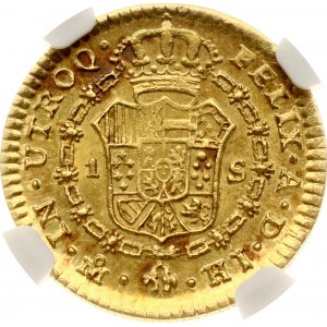 Mexico Escudo 1812 HJ NGC MS 63