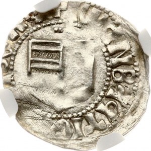 Moldavia and Wallachia Denar ND (1364-1377) NGC MS 62